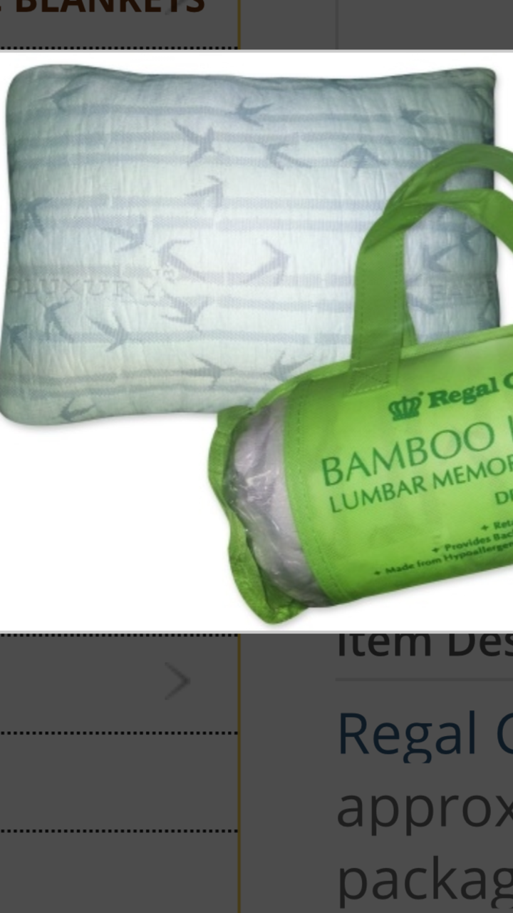 Lumbar / Bolster Pillows 12 J. R. Comfort Affordable Bedding